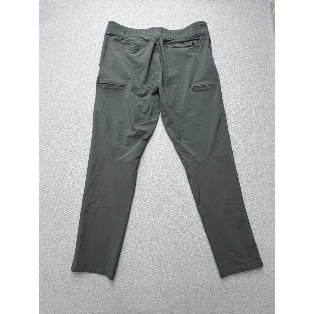 Kuhl NAVIGATR Pants Mens 36x32 Gray Softshell Stretch Hiking Zip Pockets Travel